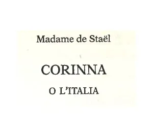 Corinna, o l’Italia