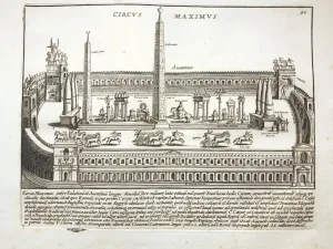 Litografia Circo Massimo