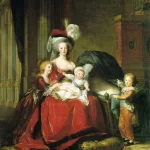 La Regina Maria Antonietta con i figli (1787)