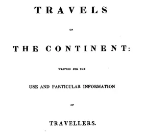 Travels on the Contintent