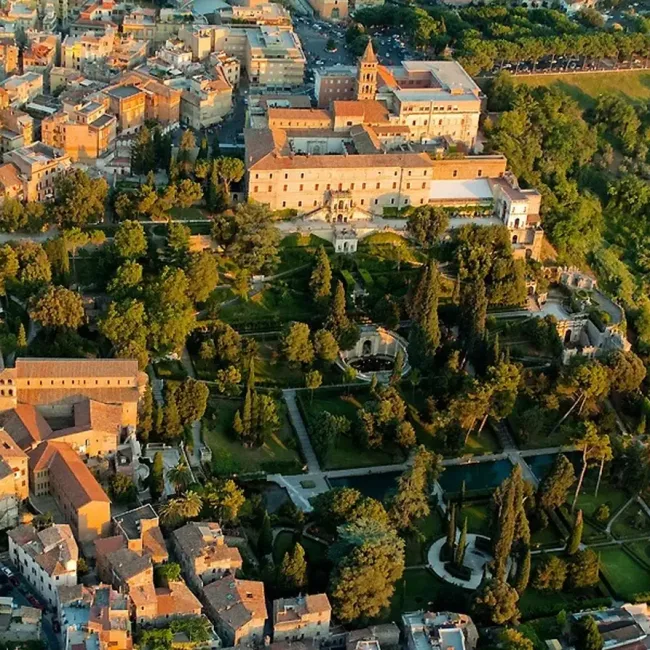 Villa d'Este dall'alto